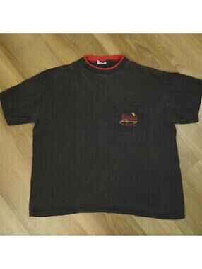 Vintage Single-Stitch‎ Winston Racing Team Black T-Shirt XL - Made in USA